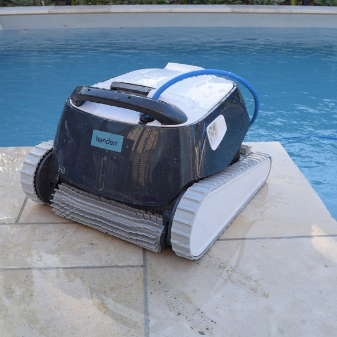 Henden H2 Robotic Pool Cleaner  Lifestyle Image