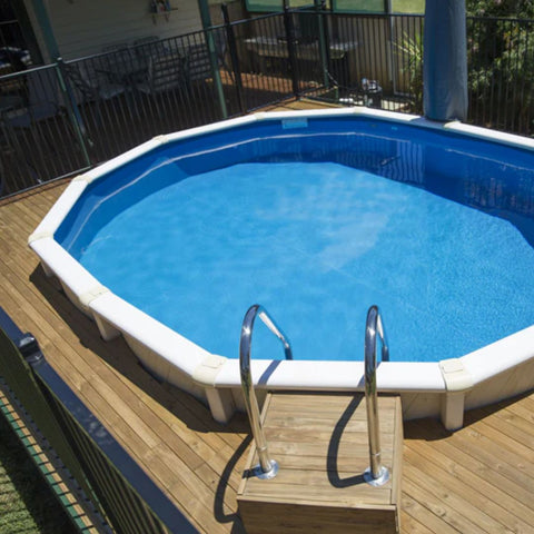Sterns Whitsunday modular pool in oval shape